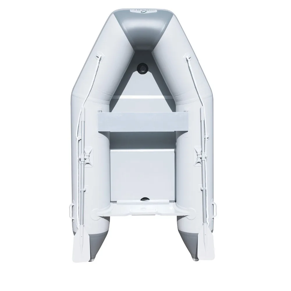 Caspian Pro Set Надувная лодка Рыболовная ПВХ Гребная моторная с алюминиевыми веслами