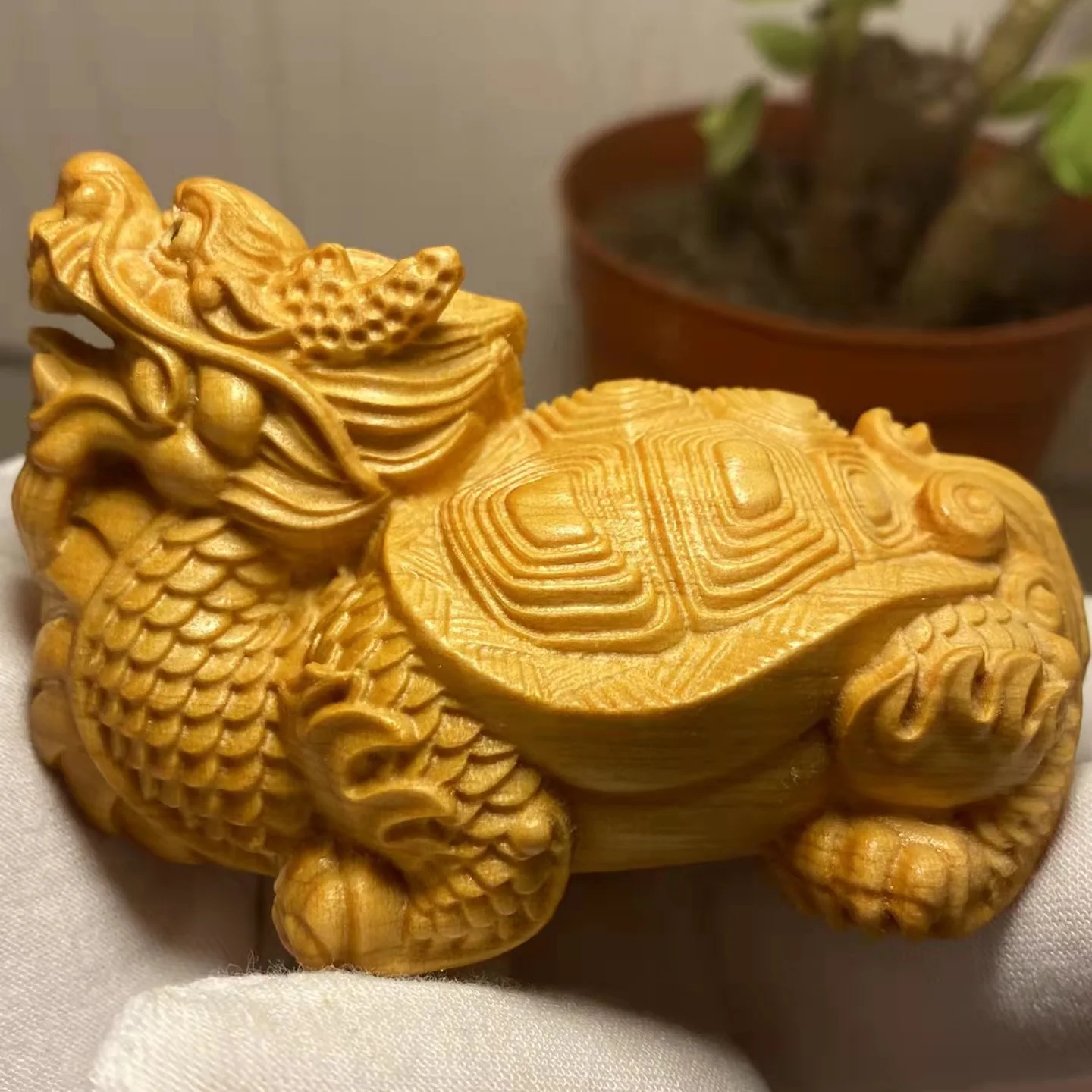 

Резьба по горошине, черепаха дракона, ручки, персонализированные чайные украшения для домашних животных, украшения для автомобиля, поделки, домашний декор