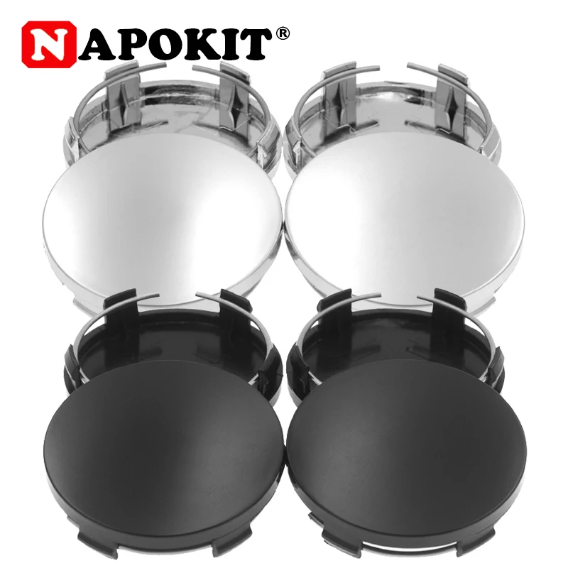 

4pcs/lot Universal 60mm Wheel Center Cap Wheels Rim Hub Disc Cover Refit Decoration Car Accessories Styling Black Silver