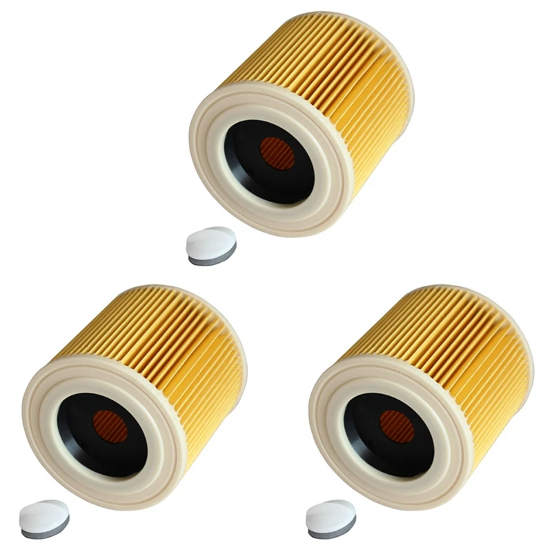

For Karcher Vacuum Cleaners Parts Cartridge HEPA Filter WD2250 WD3.200 MV2 MV3 WD3 Karcher Filter Parts Air Dust Filters