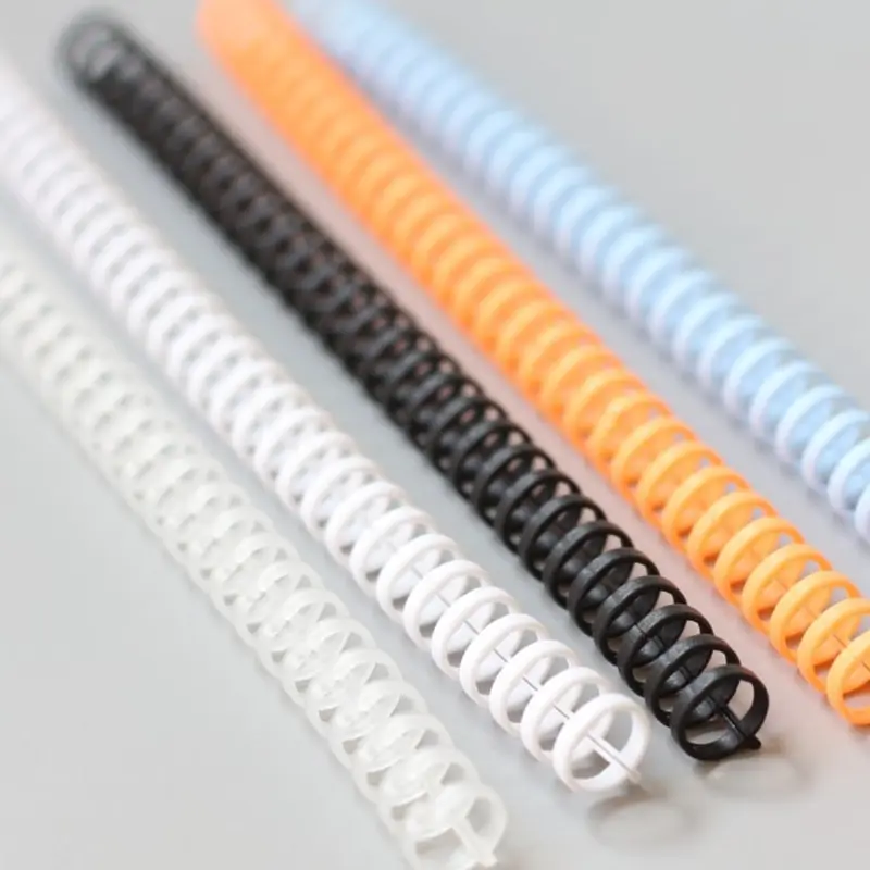 5 Pcs/pack Plastic Loose-leaf Binding Rings Spring Spiral Rings Document Inserts Storage Office Supplies Accessories