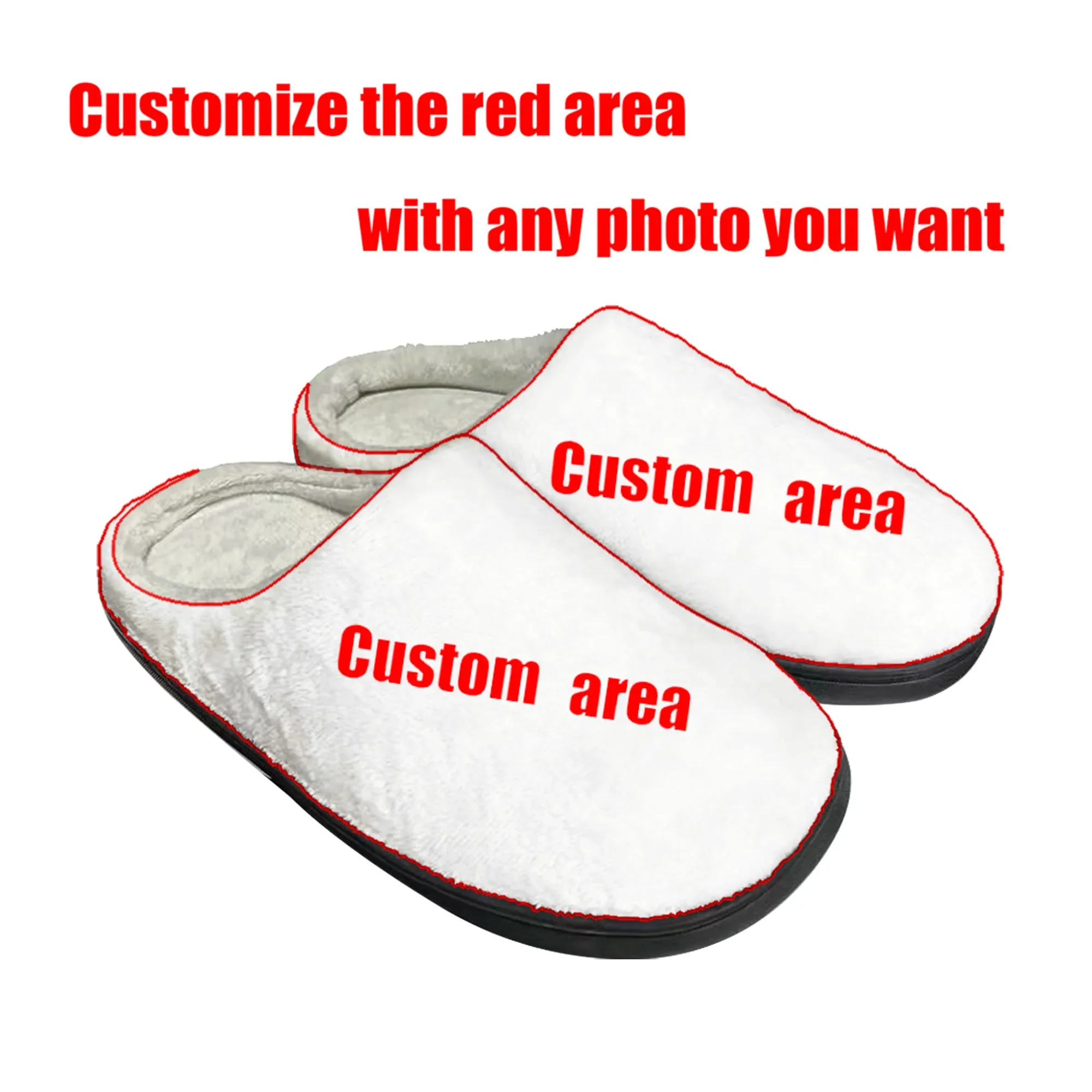 

Bespoke Slippers Home Cotton High Quality Shoe Mens Womens Youth Boy Girl Keep Warm Shoe Customize Plush Bedroom Thermal Slipper