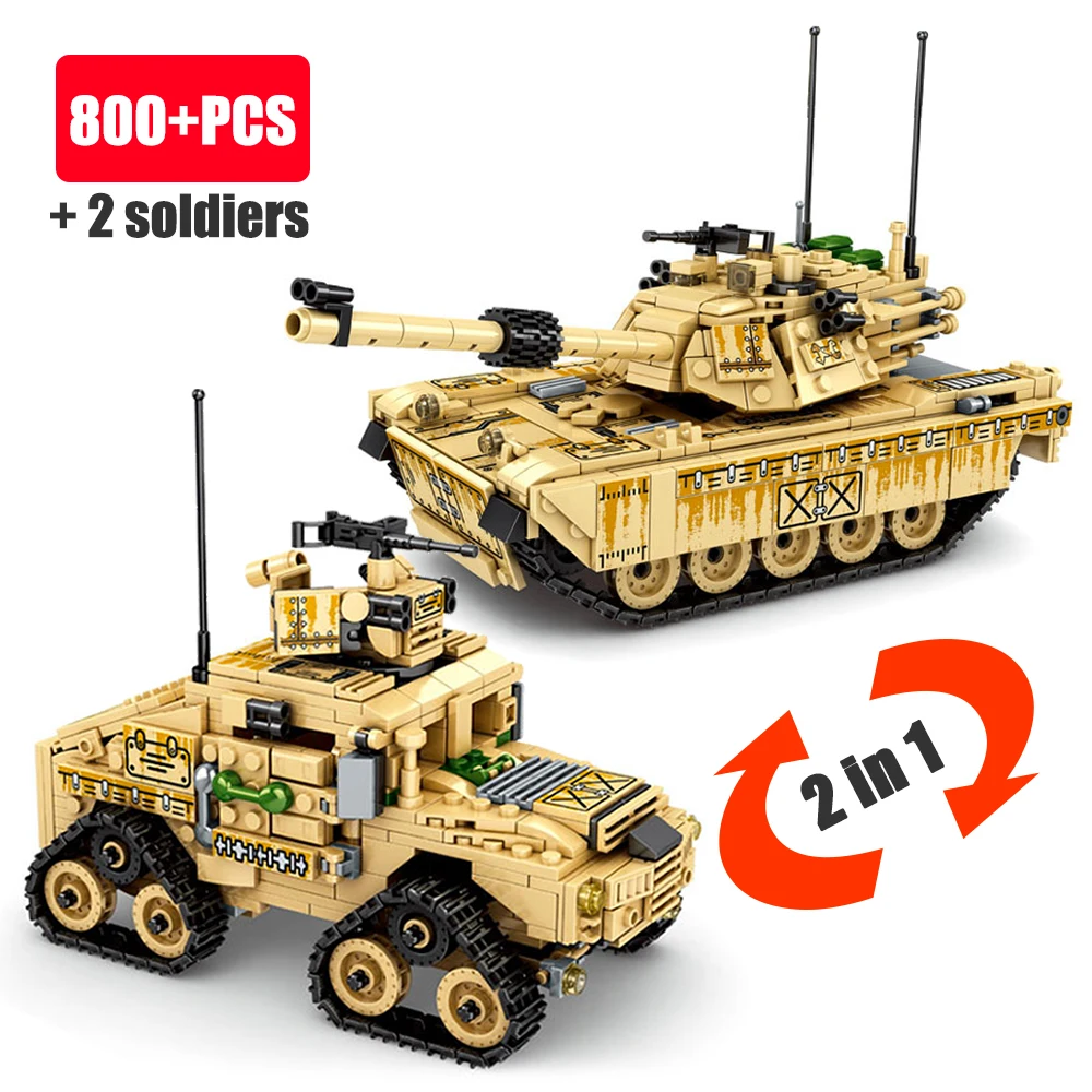 

WW2 Military Series Main Battle Tank France Leclerc Japan Type 10 Heavy Army MBT Model Building Blocks Kids Toys for Boys Gifts