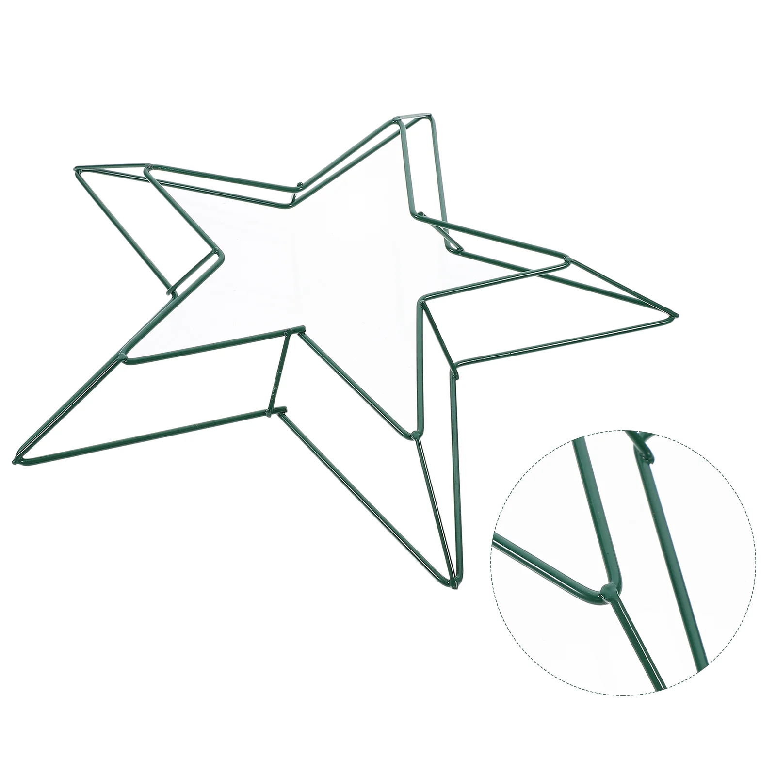 

Wreath Frame Star Wire Christmas Craft Metal Pentagram Form Makinghoop Frames Iron Floral Forms Dream Ring Macrame Supplies Diy