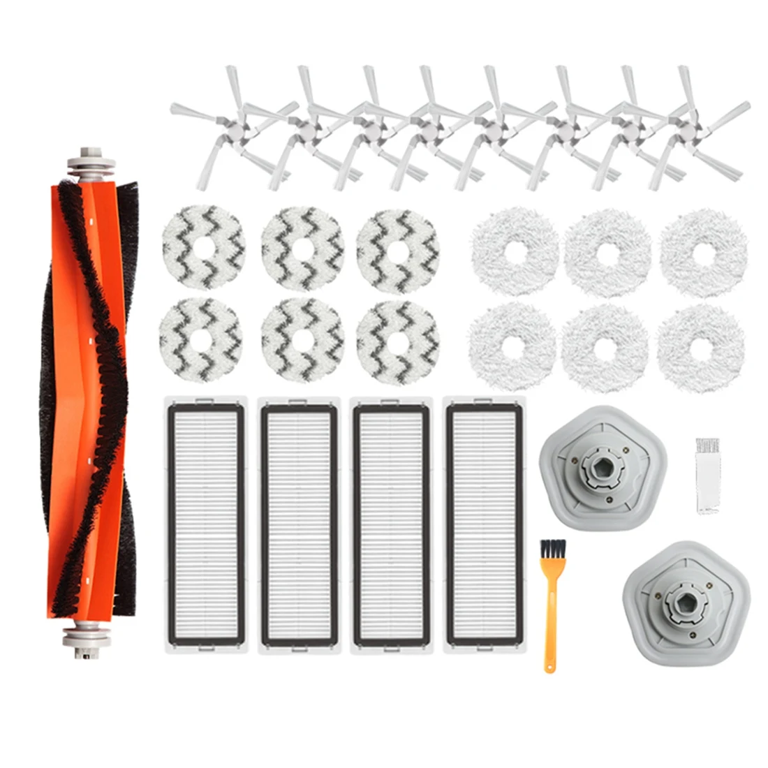 Аксессуары для робота-пылесоса Xiaomi Dreame Bot W10 основная боковая щетка HEPA фильтр