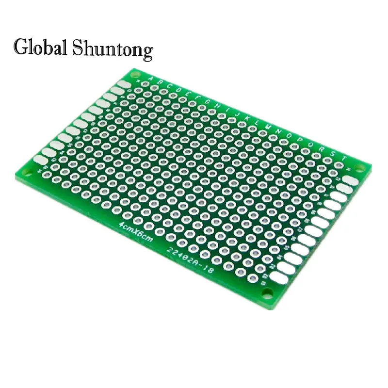 

10PCS Double-sided Plate 1.6mm Double-sided Universal Plate 4x6CM Double-sided Tinned Green Oil Plate Universal Plate