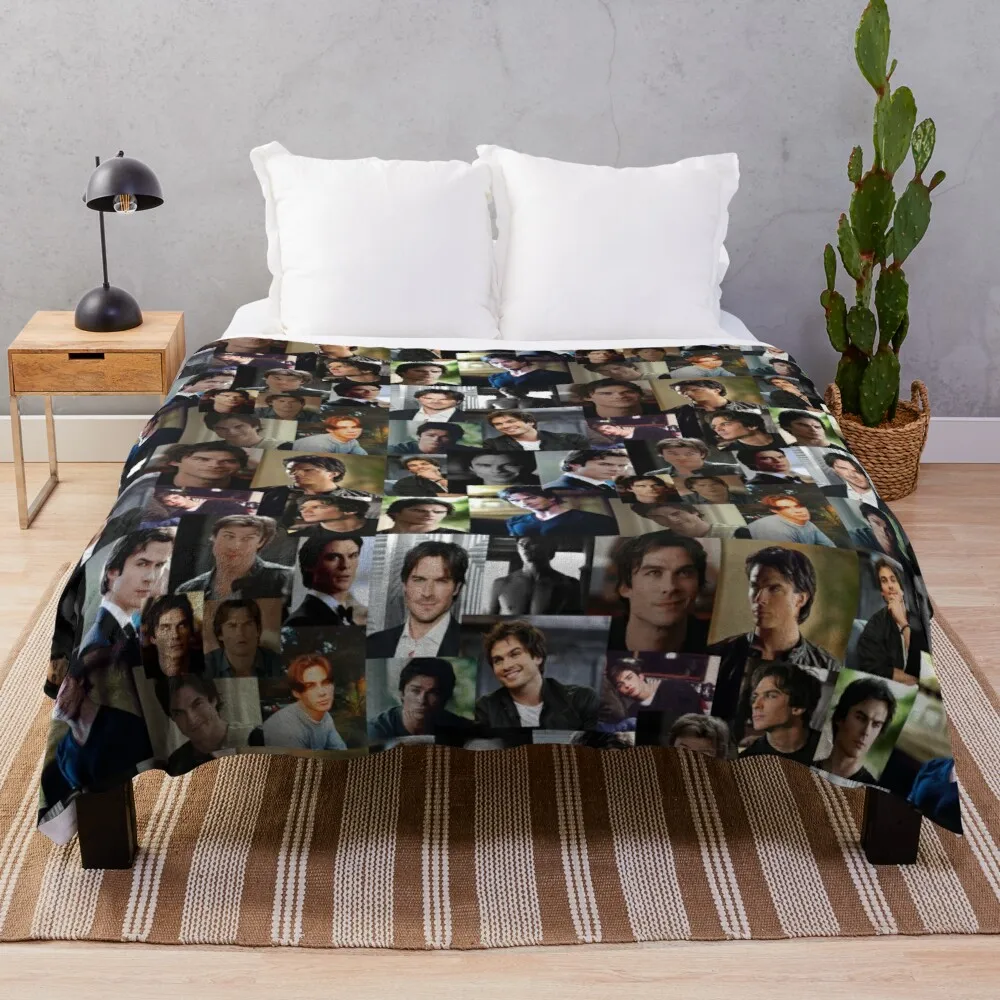 

ian somerhalder Throw Blanket Blanket fleece fur blanket throw and blanket goods for home and comfort