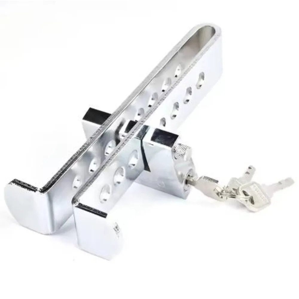 

Автомобильный тормозной замок из нержавеющей стали — устройство безопасности педали тормоза с 8 отверстиями и защитой от кражи