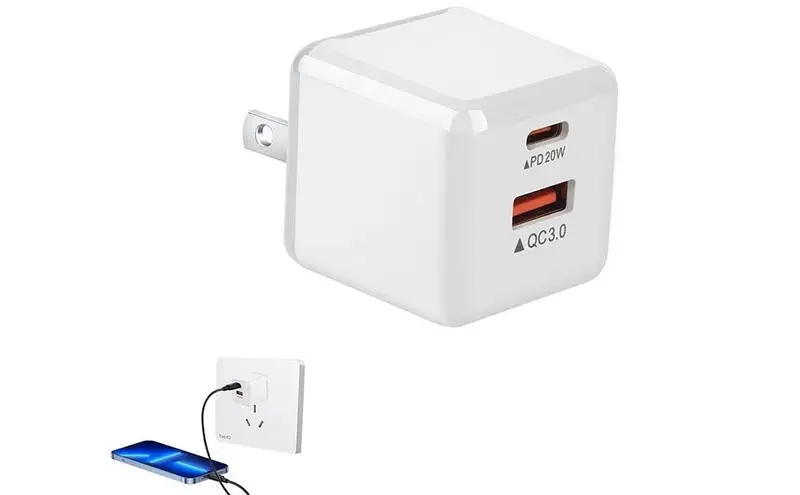 38 Вт PD20W QC3. 0, 18 Вт, европейская, американская и британская быстрая зарядка, зарядное устройство с зарядной головкой PD