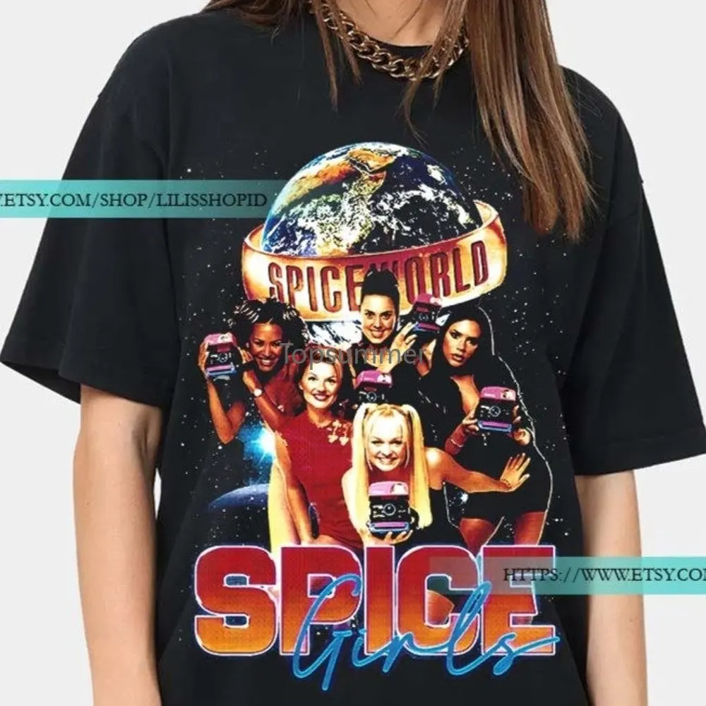 

Spice Girls Shirt Spice Girls Band Shirt Spice World Vintage Shirt 90S Spice Girls Rap Shirt Girl Band Fan Shirt