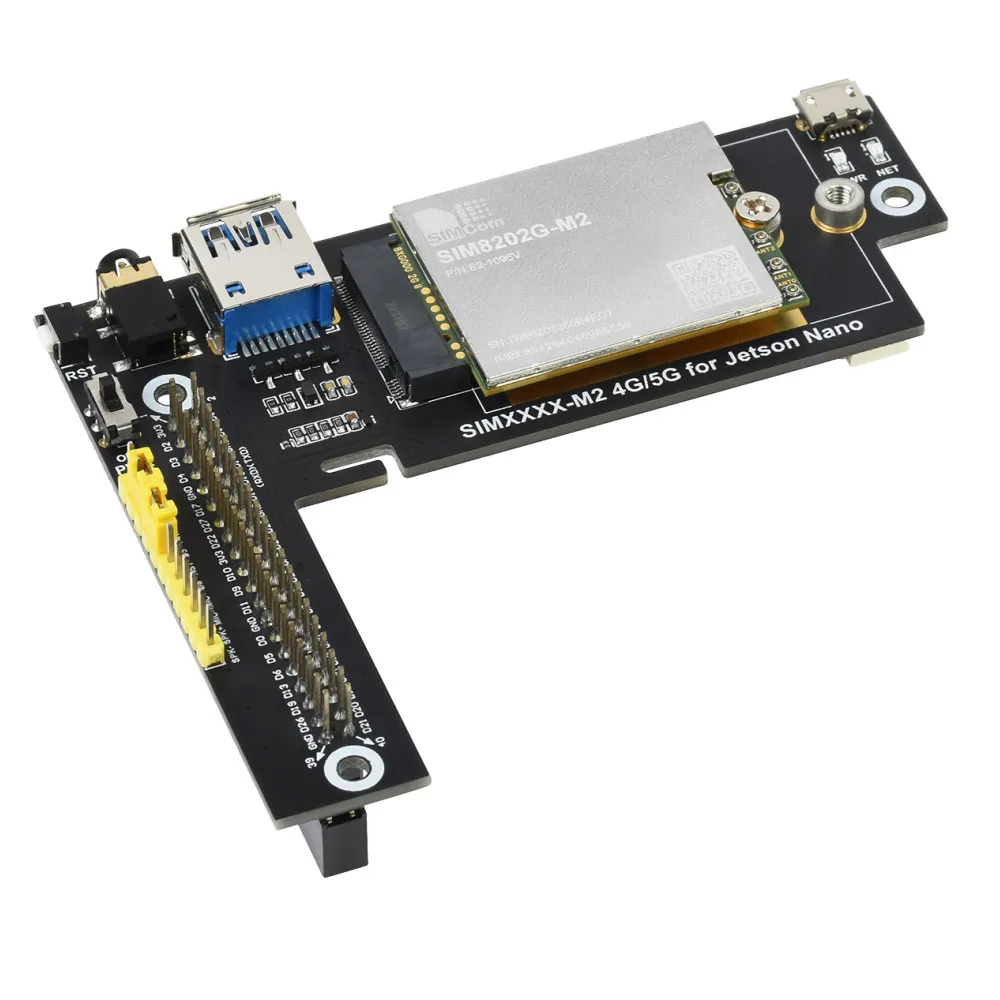 Модуль SIM8202G-M2 5G/4G/3G предназначенный для Jetson Nano multi mode несколько опций диапазона