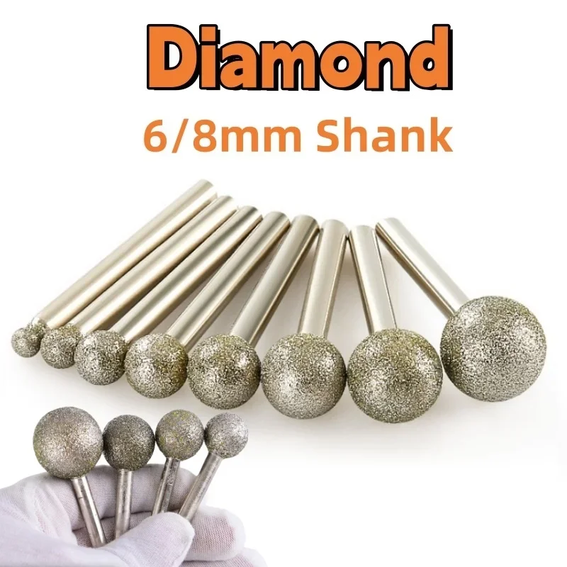 

Алмазная шлифовальная головка 6/8 мм