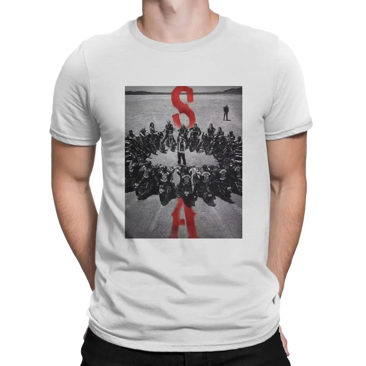 S-Sons Of Anarchy Newest TShirt for Men Club Round Collar Pure Cotton T Shirt Hip Hop Birthday Gifts Tops 
