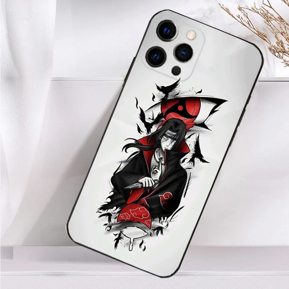Чехол для телефона A-Anime U-Uchihas I-Itachis iPhone 16 15 14 13 12 11 Plus Pro Max XS X XR SE Mini 8 7 мягкий