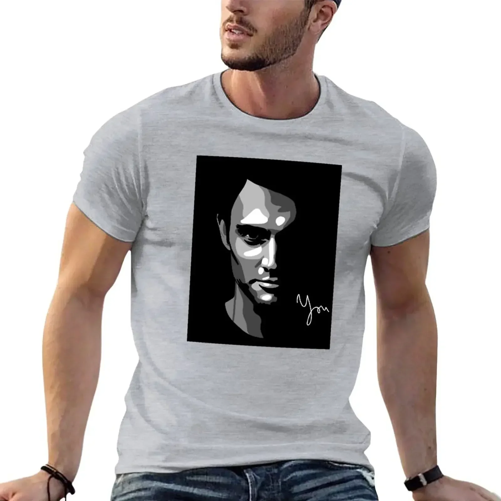 Футболка Джо голберг-вы Мужская футболка с принтом аниме одежда для мужчин