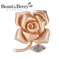 beautberry yellow rose brooch ladies brooch banquet fashion elegant gift brooch