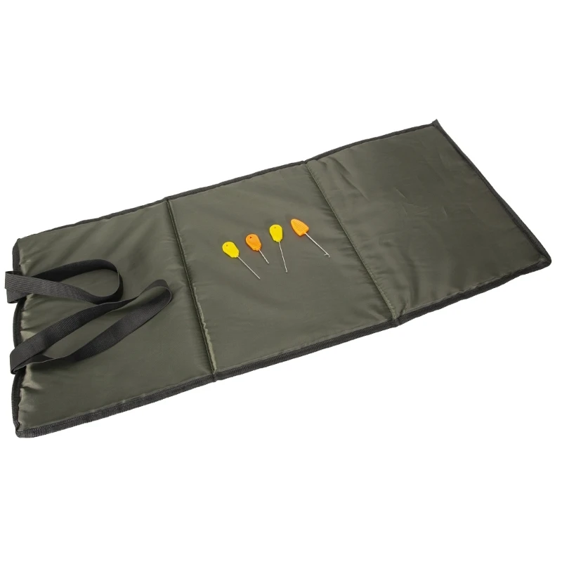 

Portable Fishing Unhooking Mat Foldable Padded Landing Mat with Baiting Needle