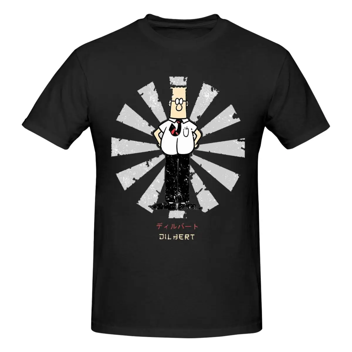 Hot Selling Dilberteds Retro Japaneseds Essential Short sleeve Round Neck Anime Tees T shirt