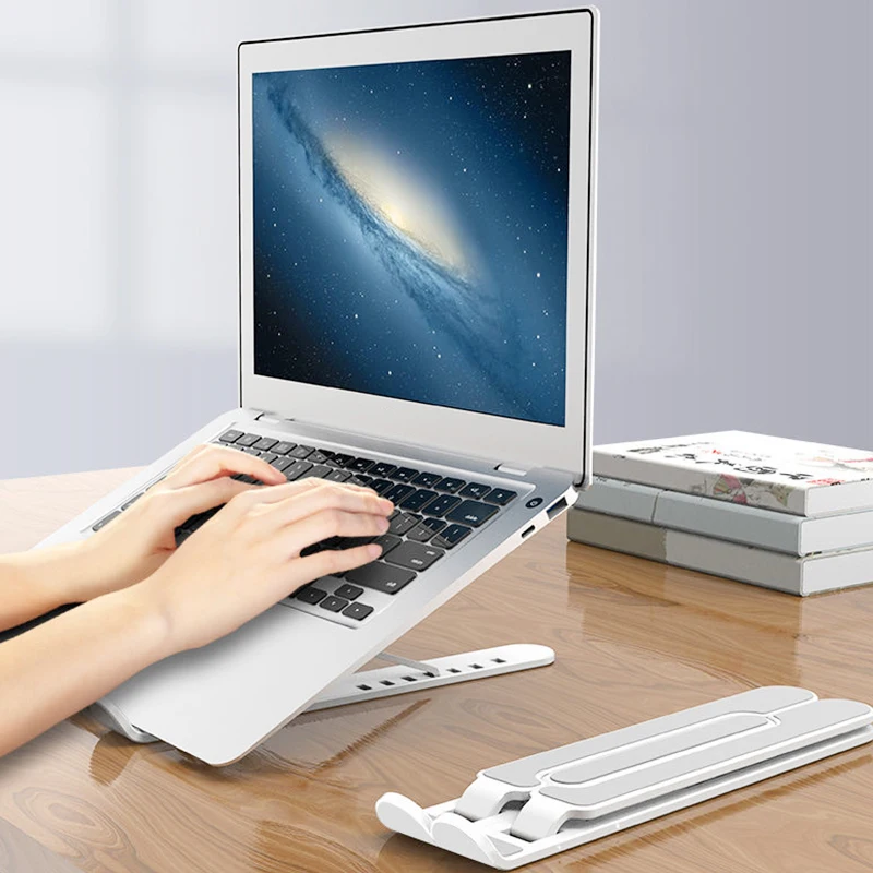 

Portable Laptop Stand Foldable Support Base Notebook Stand For Macbook Pro Tablet PC Computer Laptop Holder Cooling Pad Riser
