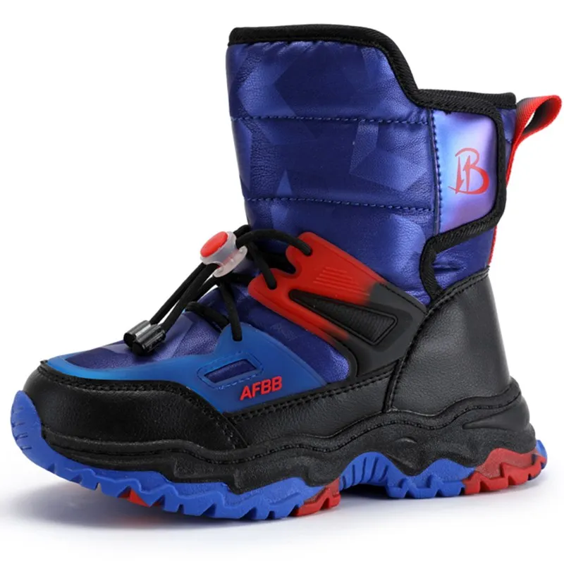 

Brand Kids Snow Boots Boy Girls Winter Outdoor Comfortable Children Cotton Shoes Baby Keep Warm Sneakers 2022 New High Quality