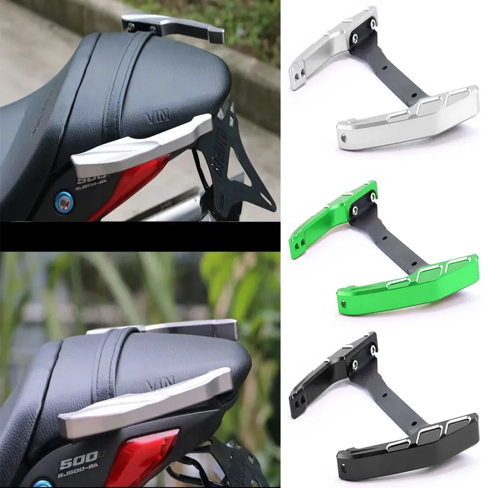 

For Benelli 502C 502 C Motorcycle Handrail Tail Bracket Handle CNC Aluminum Tail Armrest Thickened Rear Passenger