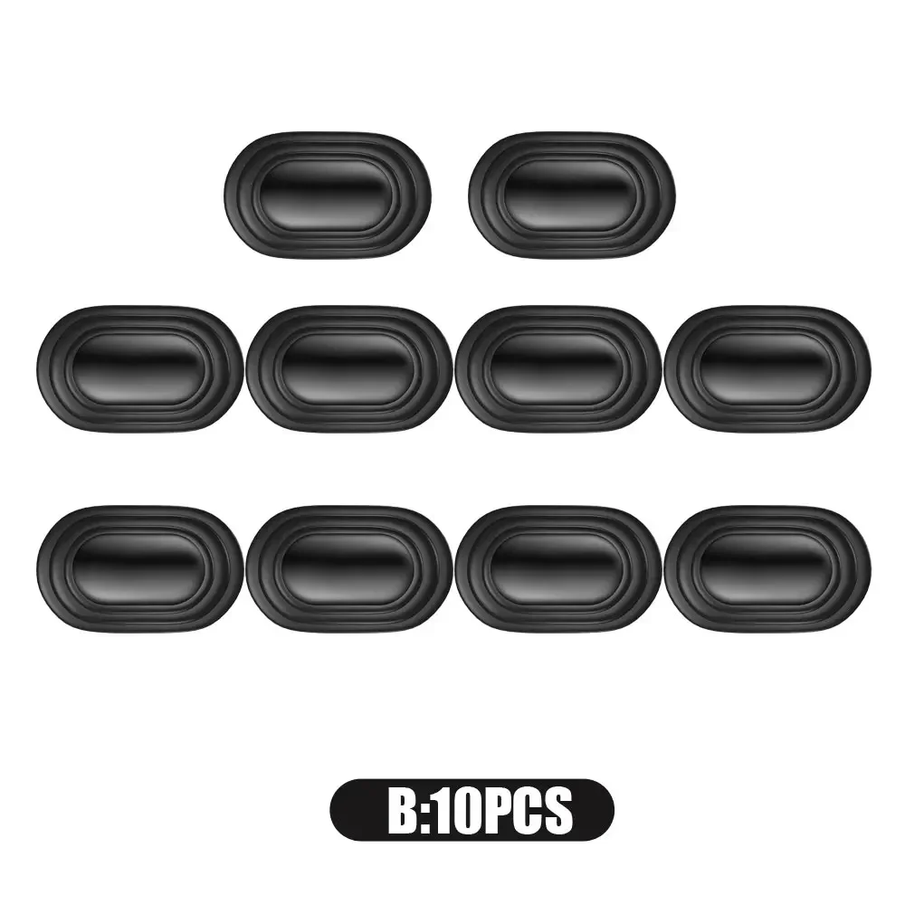 

10x противоударный силиконовый дверной буфер для дверей автомобиля, бампер, звукопоглощающая накладка для предотвращения столкновений, авто резиновая прокладка, наклейки