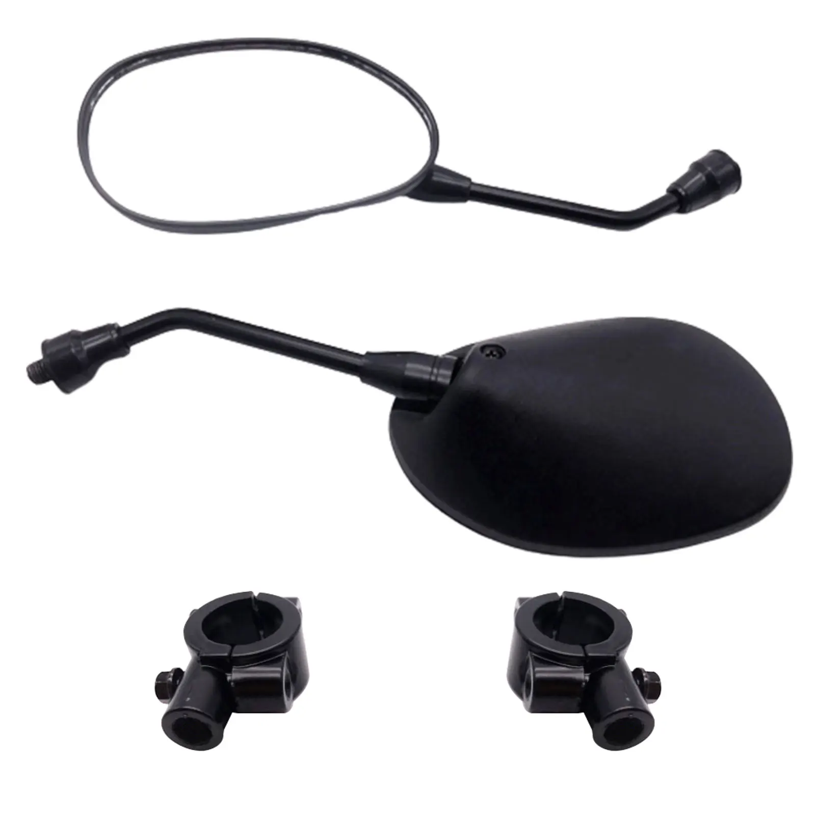 

1 Pair Styling Rear View Mirror Adjustable Angle Scooter Accessories Handle Mount Bike Bar End Universal Wide For Motorcycle