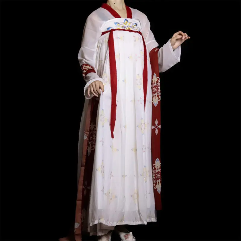 

Hanfu Women Chinese Traditional Princess Dance Dress Oriental Style Tang Dynasty Ancient Fairy Folk Dance Costume Spring Summer