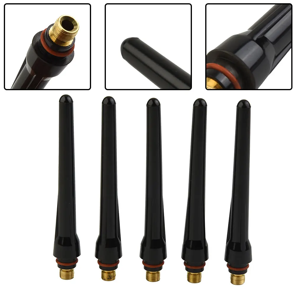 

Black Long Back Cup For Tig Welding Torch 5pcs Accessory Tool 57Y02 WP-26 WP17 WP18 WP26 Kit Stock Pro New Part