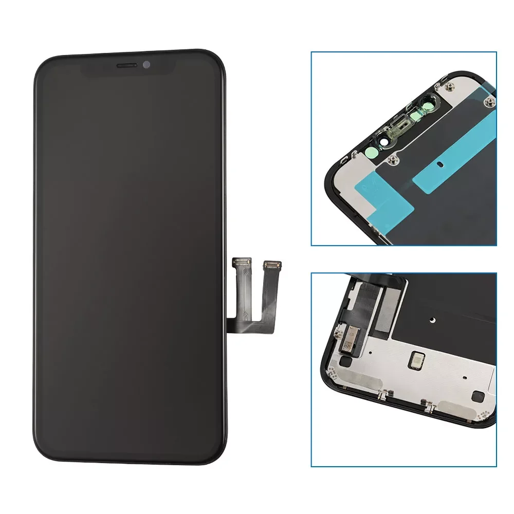 

100% Test OLED For iPhone 11 12 Pro Max LCD Display 3D Touch Screen Digitizer Replacement Assembly Part Pantalla X XS XR incell