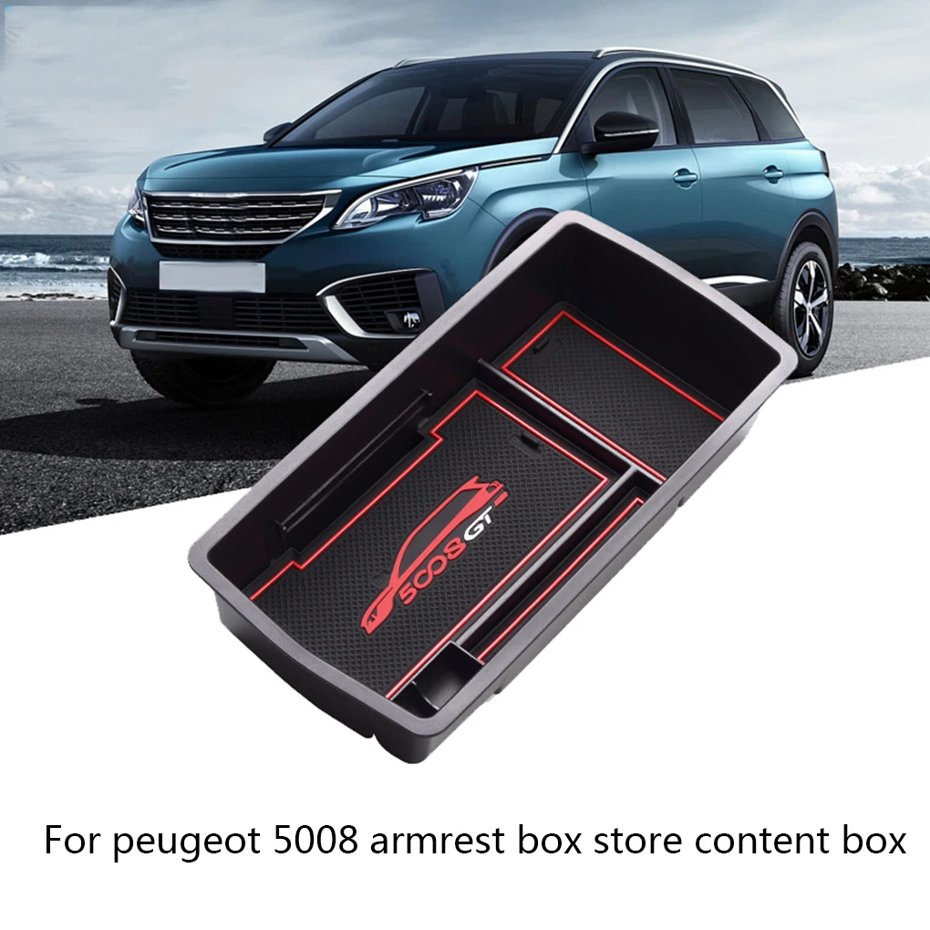 

Сменный подлокотник для Peugeot 5008 2017, подлокотник для хранения монет в центральной консоли, органайзер, поддон