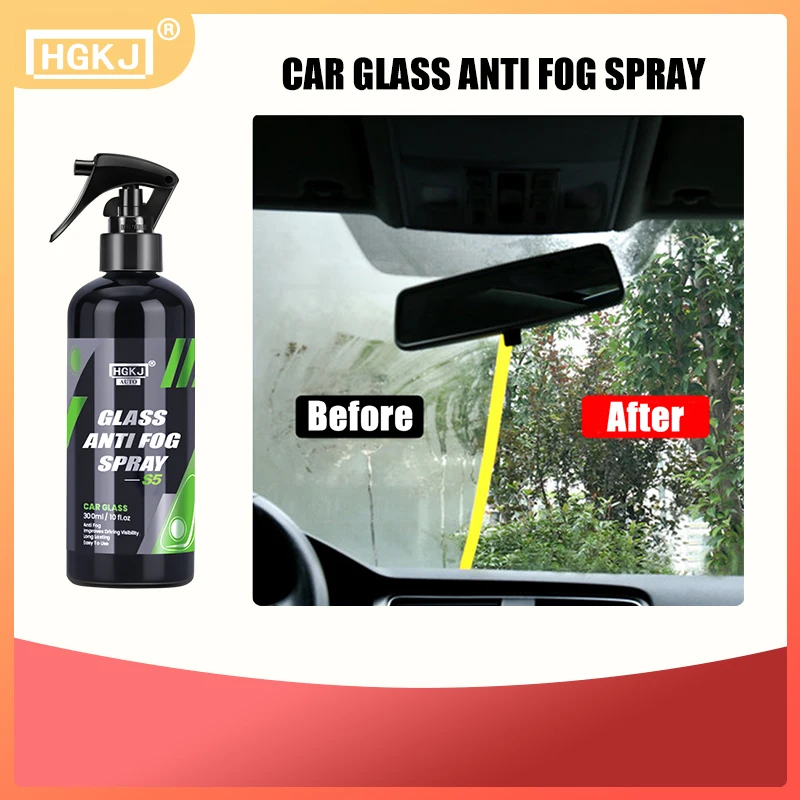 

HGKJ-5 Long Lasting Ati-Fog Agent Prevents Fogging Clear Vision Water Repellent for Car Interior Windshield Glass Auto Accessory