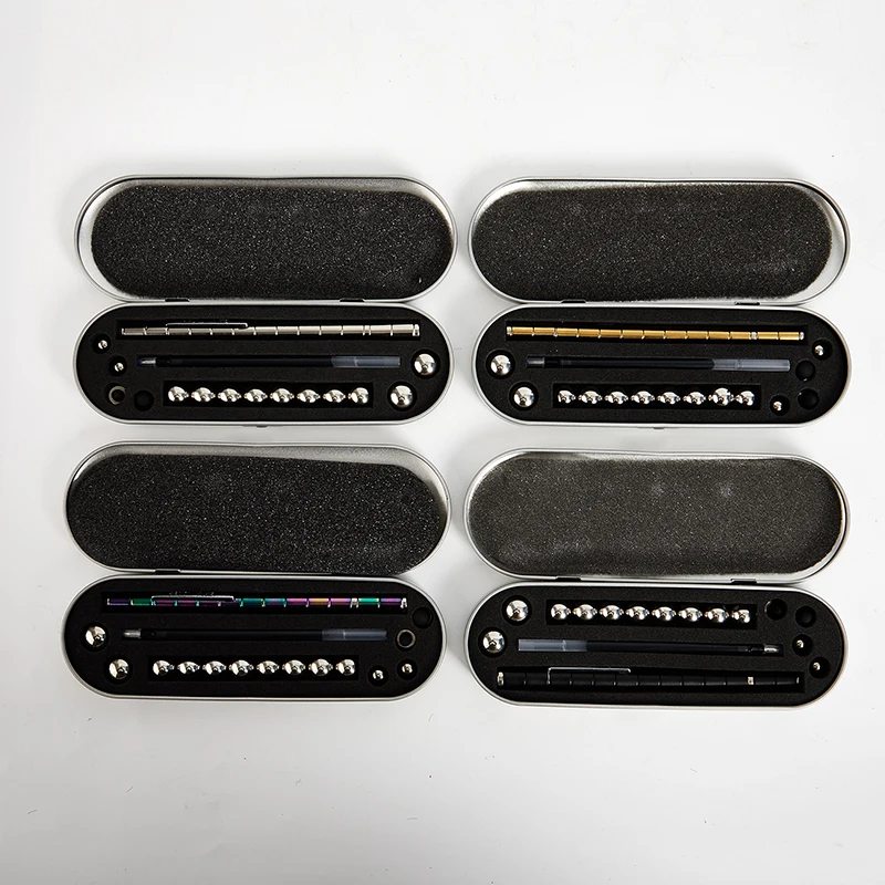 

2022 Magnetic Polar Pen Metal Magnet Modular Think Ink Toy Stress Fidgets Antistress Focus Hands Touch Pen Erasable