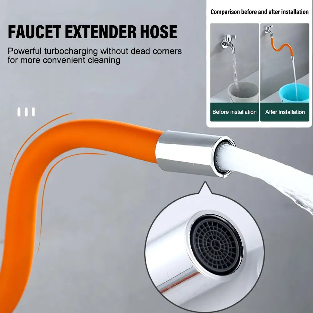 Гибкий шланг для смесителя P2A7 универсальный силиконовый ванной комнаты 3 размера