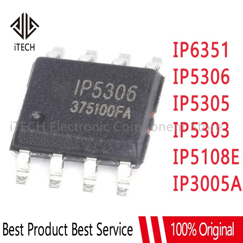Чип ИС IP3005A IP5303 IP5305 IP5306 SOP-8 IP5108E IP5108 IP6351 SOP-16, 10 шт. Чип ИС IP3005A IP5303 IP5305 IP5306 SOP-8 IP5108E IP5108 IP6351 SOP-16, 10 шт.