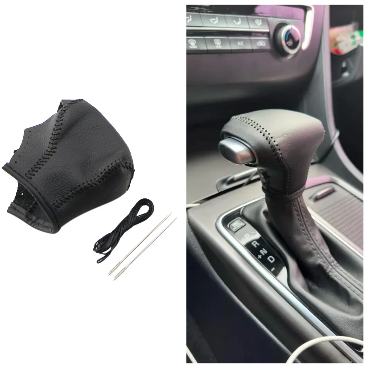 

Кожаный Чехол На Рычаг Переключения Передач Для Kia Rio 4 K2 Sportage QL Optima K5 Niro 2017-2019, Автоматическая Коробка Пер...