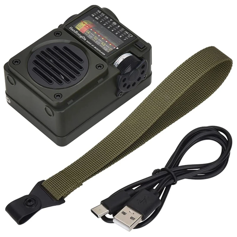 

Радиоплеер HRD-700,FM/AM/SW/WB Полнодиапазонный прием вещания, радиоприемник Airband с поддержкой Bluetooth, воспроизведение TF-карты