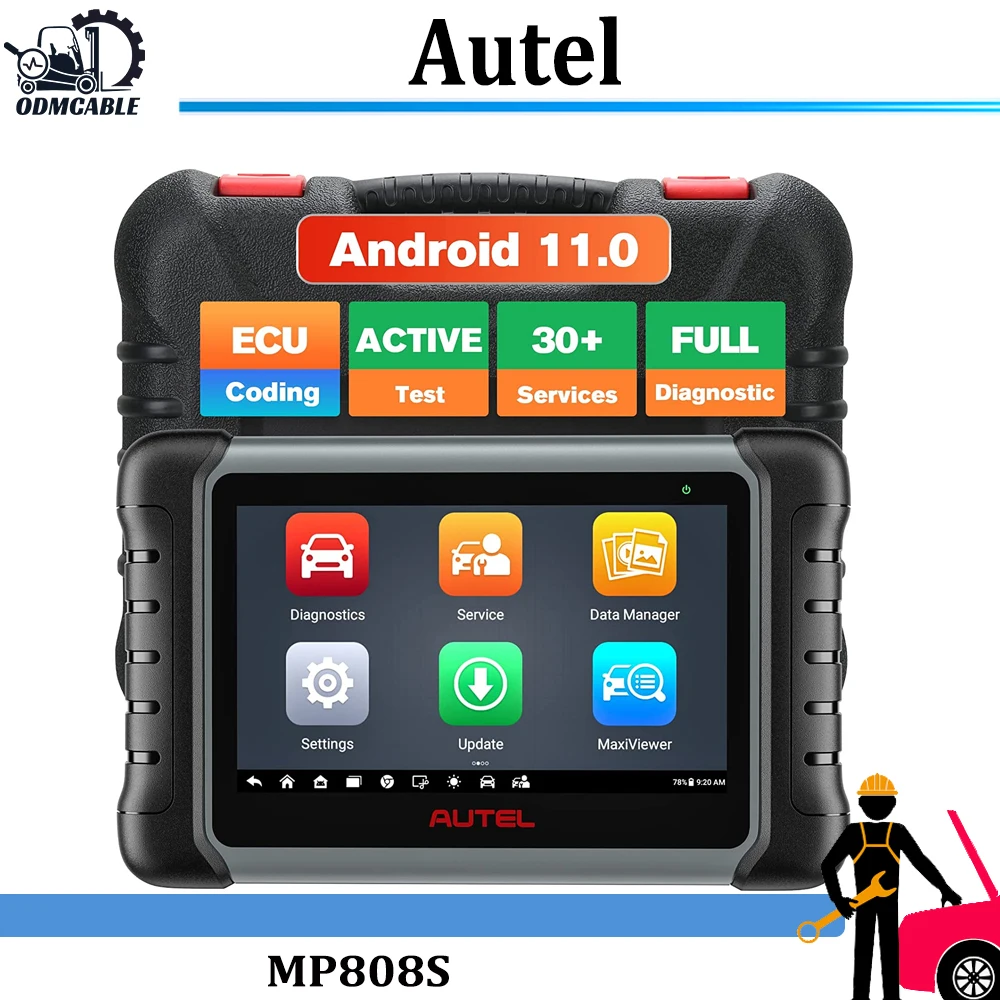 

Autel MaxiPRO MP808S диагностические инструменты двунаправленное управление OBD2 Профессиональный Автомобильный сканер кодирование ECU PK MK808BT PRO