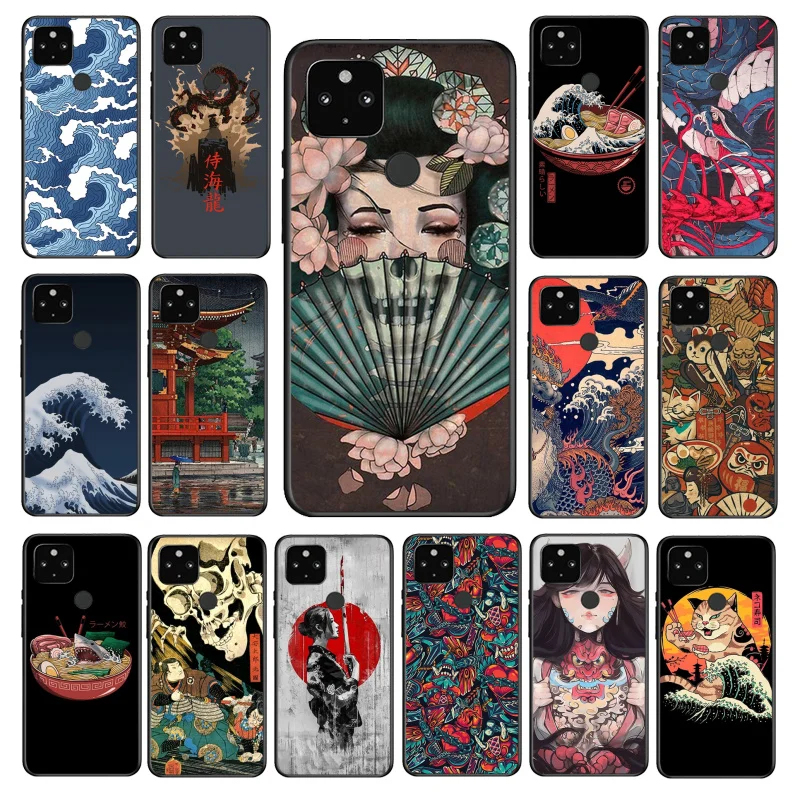 

Japanese Art Wave Phone Case for Google Pixel 7 Pro 6A 6 Pro 5A 4A 3A Pixel 4 XL Pixel 5 6 4 3 XL 3A XL