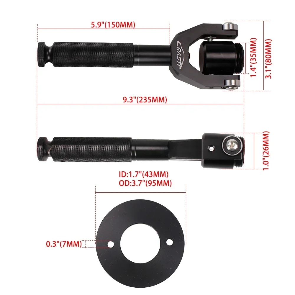 Алюминиевый Комплект Сцепления 2017-2021 инструмент для смены ремня 72 дюйма/64 дюйма