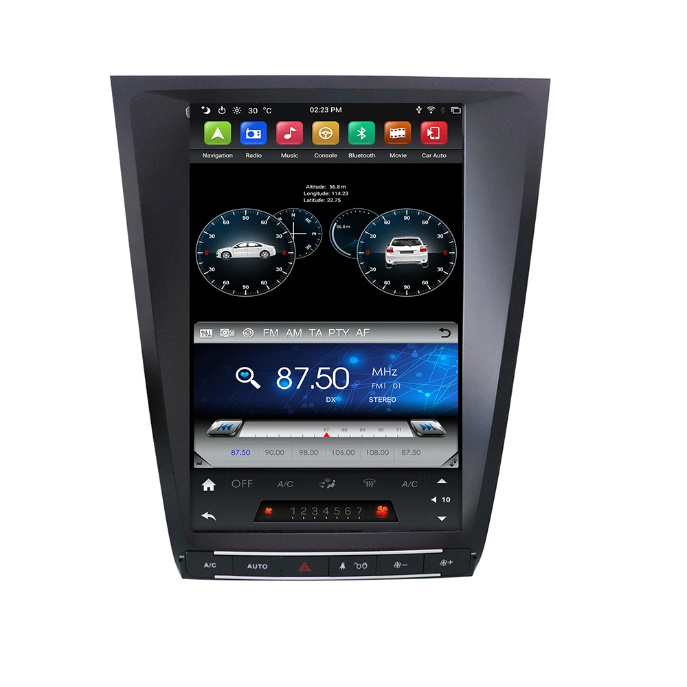 KD-12117 12 1 дюймов tesla android 9 автомобильное радио для GS300 GS460 GS450 GS350 2004 2005 2006 2007 2008 2009 2010