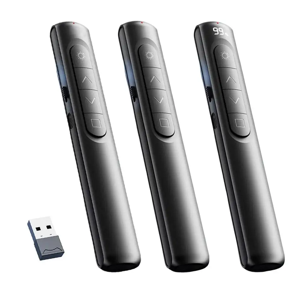 Беспроводной Презентер с дистанционным управлением USB проектор поворотная ручка