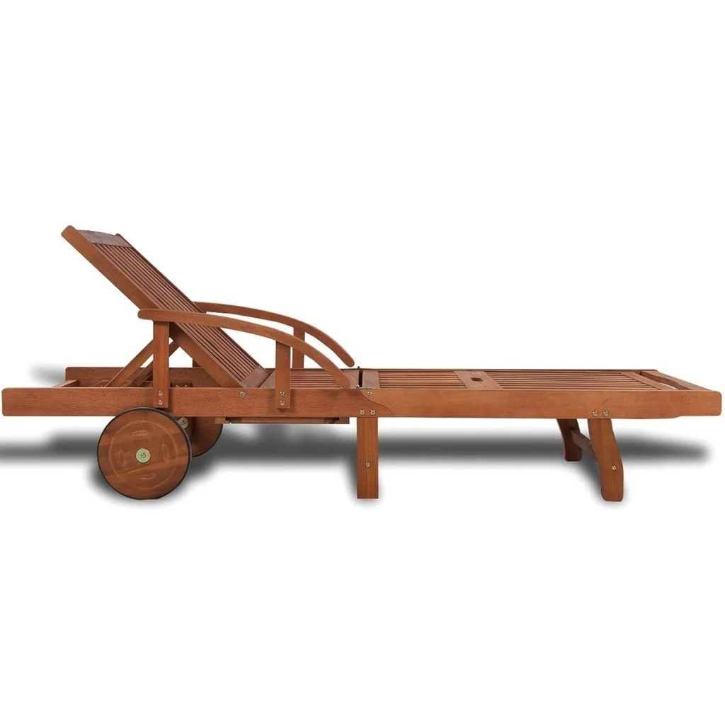 

Sunlounger Solid Acacia Wood 78.7"x26.8"x32.7"