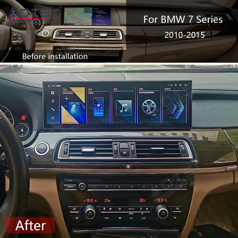LHD RHD Мультимедиа Android для BMW серий 7 F01 F02 F04 2009 ~ 2015 GPS навигация автомобильное радио