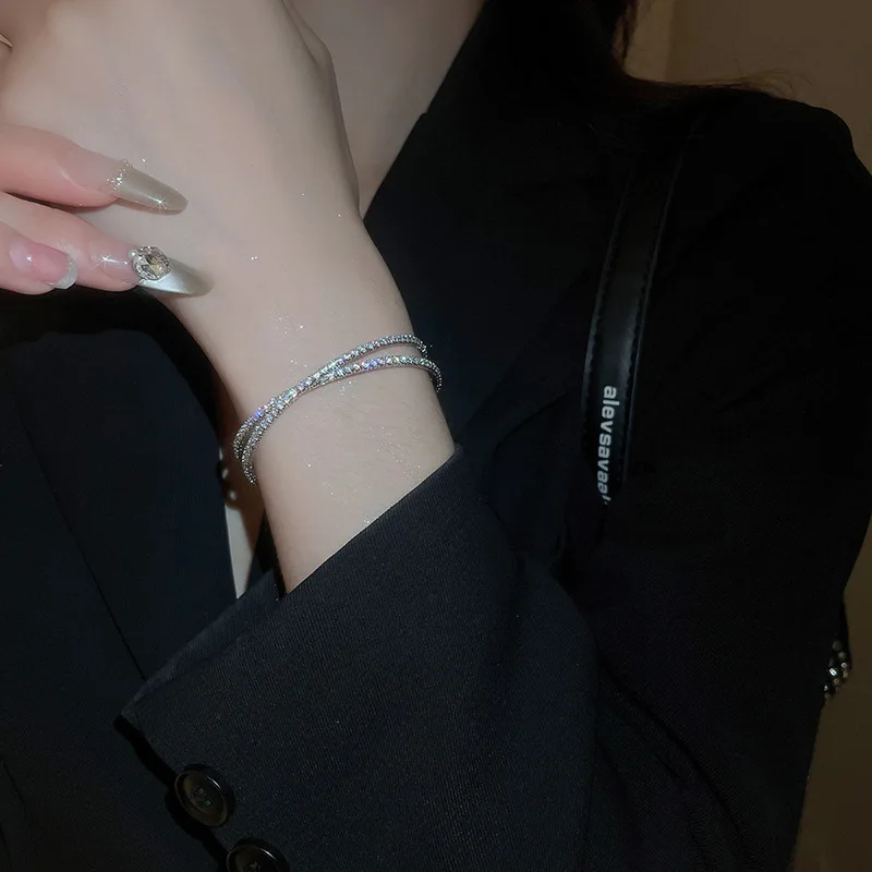 Манжеты модный браслет со стразами медный сплав золотой серебряный цвет для