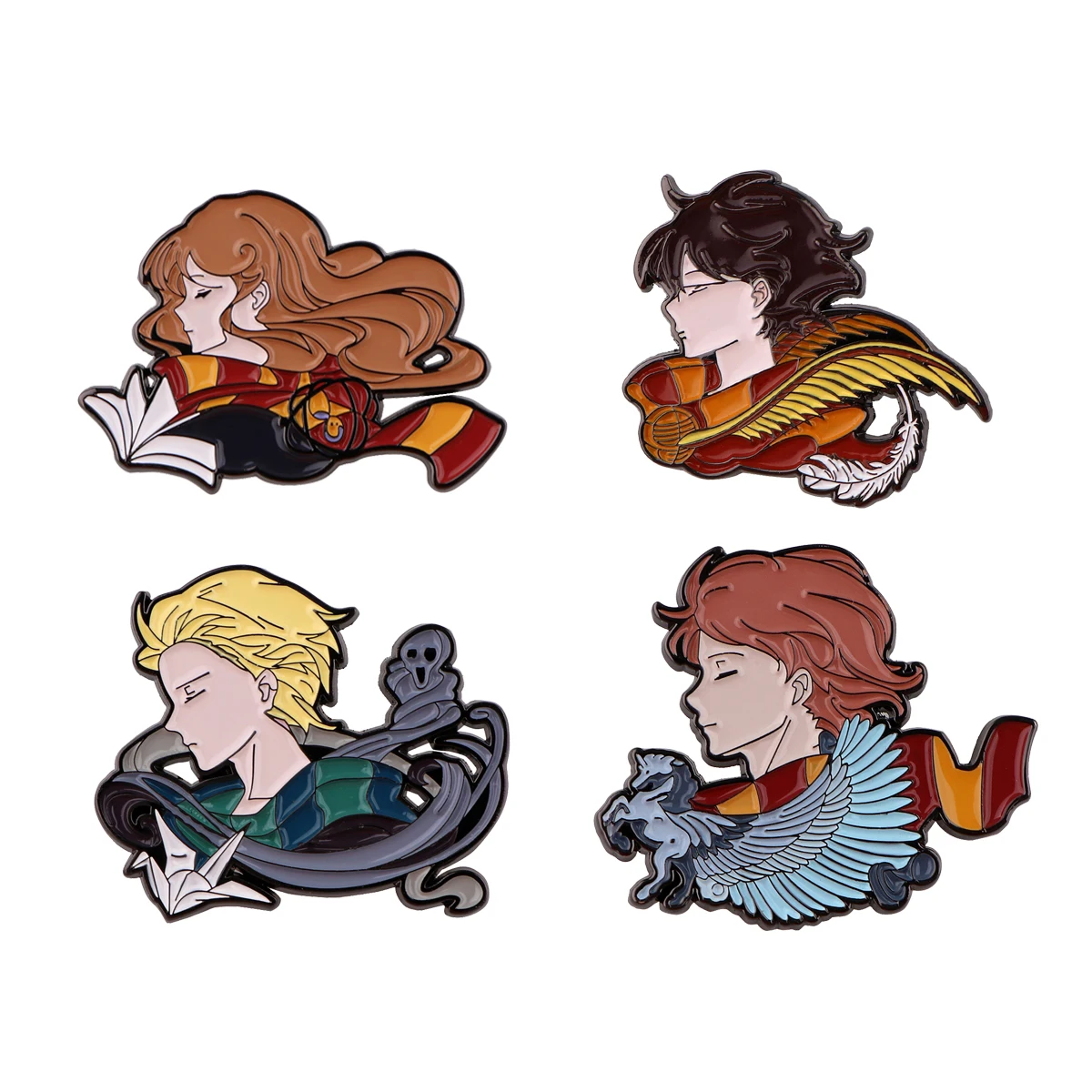 

Wizard School Briefcase Badges With Anime Accessories for Jewelry Brooch for Clothes Enamel Pin Badges on Backpack Cute Gifts