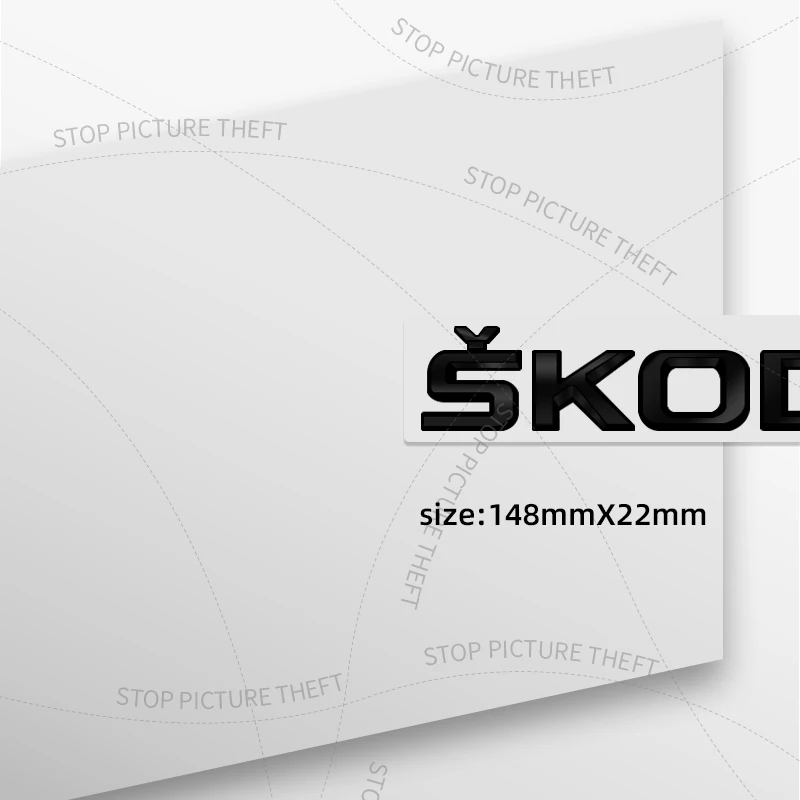 

Металлическая 3d-наклейка на задний бампер Skoda Octavia Kodiaq Karoq Kamiq Yeti Rapid Fabia Superb 4x4, 1 шт.