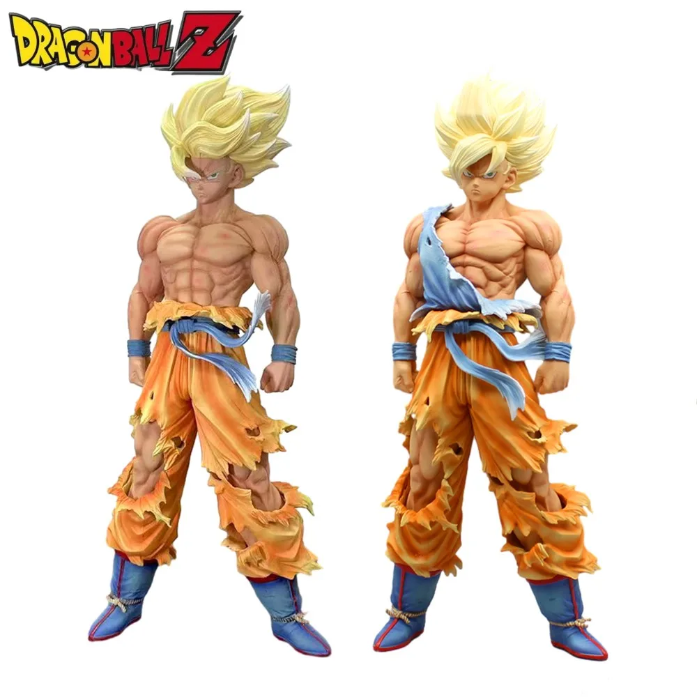 

43 см фигурка Dragon Ball Z, фигурка Сон Гоку Супер сайянь, аниме фигурки Dbz Gk Goku, статуэтка модели, кукла, коллекционная игрушка, подарки