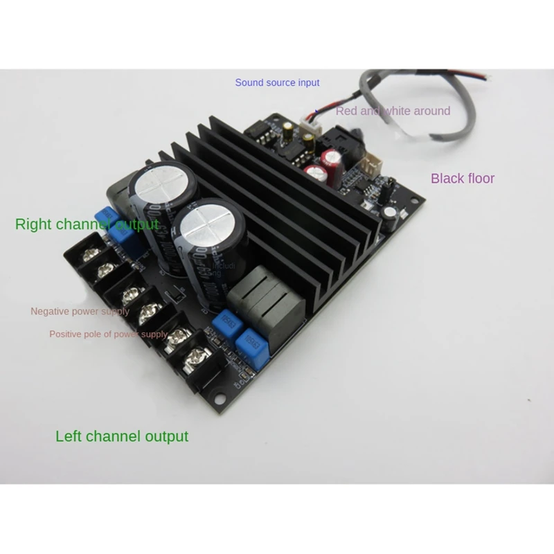 DC19-48V TPA3255 аудиофильский HIFI цифровой усилитель класса D 300 Вт + двухканальный