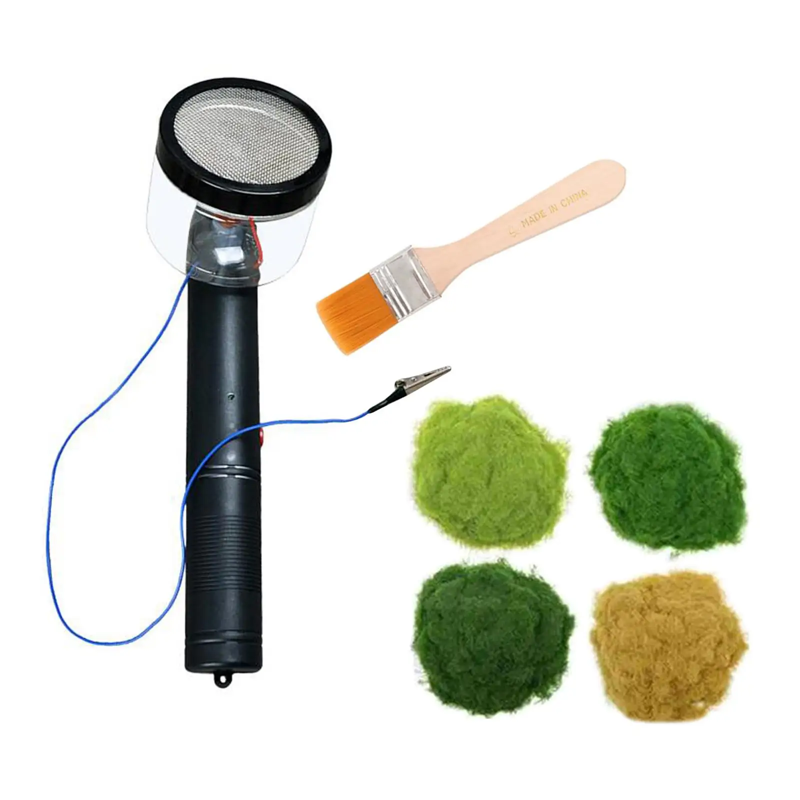 

Grass Planter Scene Layout Props DIY Layout Flocking Mini Flocking Machine